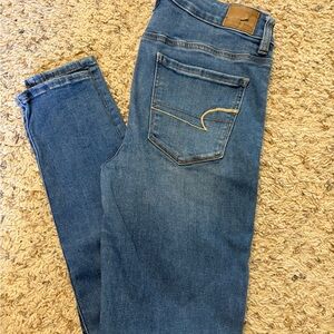 AE next level stretch skinny jeans